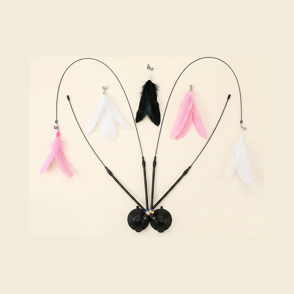 Pluma con Ventosa y Cascabel